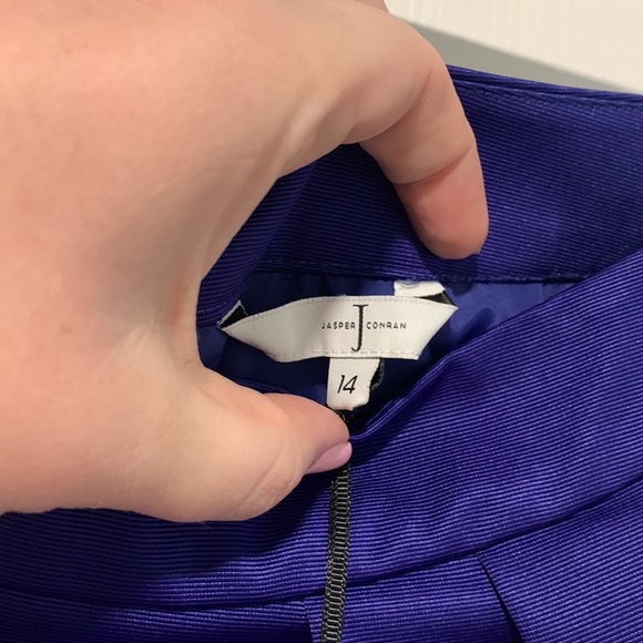 NWT Jasper Conran electric blue A line skirt US size 12 - Picture 5 of 6